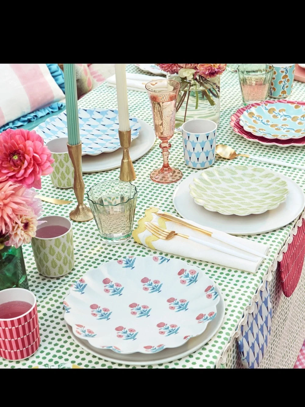 Meri Meri x Molly Mahon Reusable Party Set.